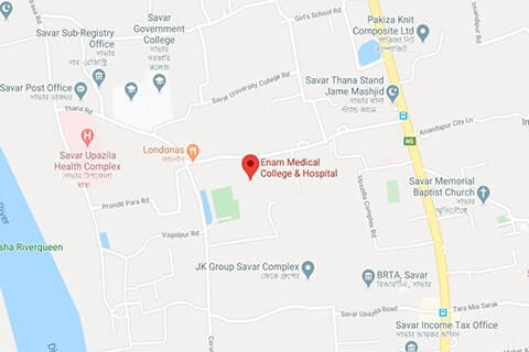 map of enam medical college