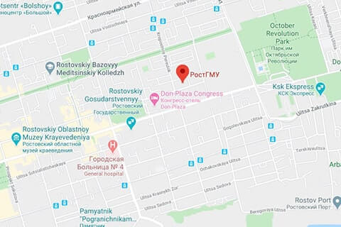 map of rostov state medical university