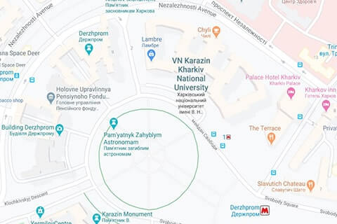 map of vn karazin national medical university