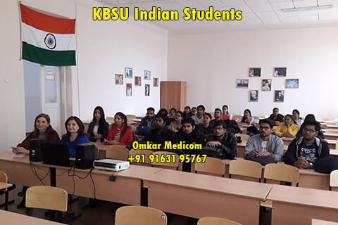 Indian students in KBSU lowest fees mbbs in russia