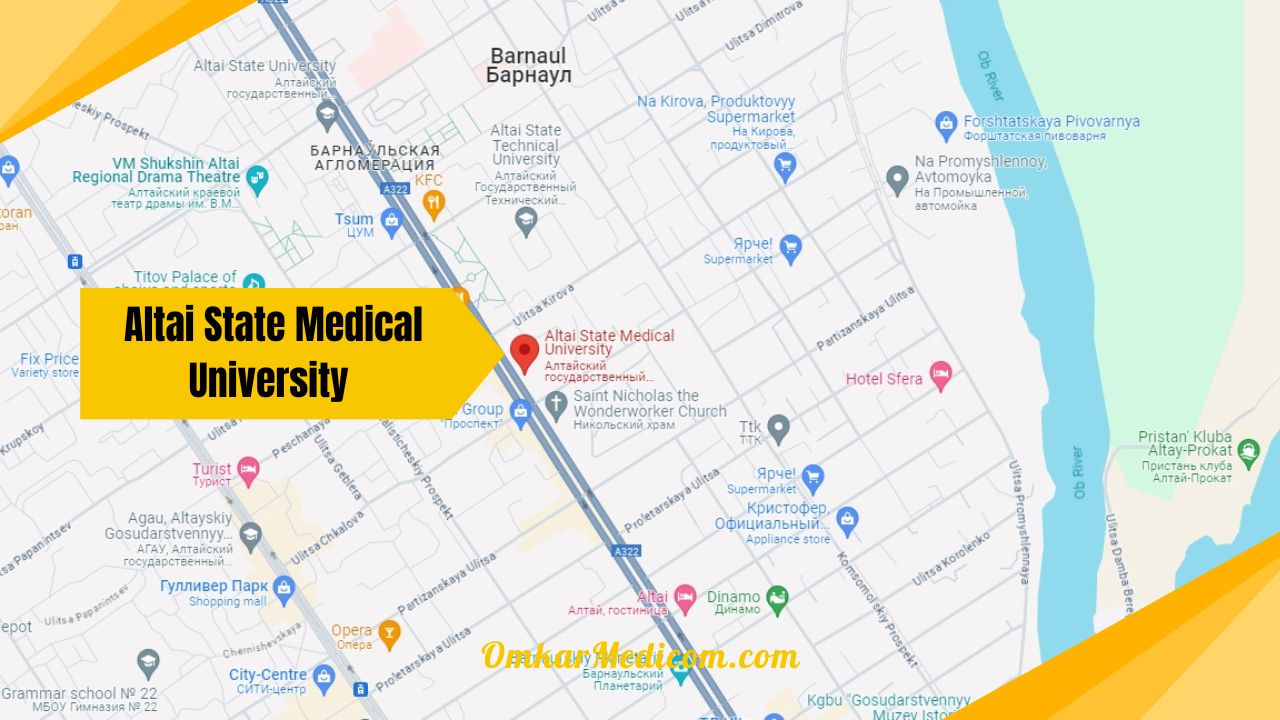 Altai State Medical University Russia Location Map